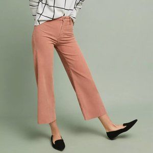 Joe's Corduroy High-Rise Cropped Flare Jeans